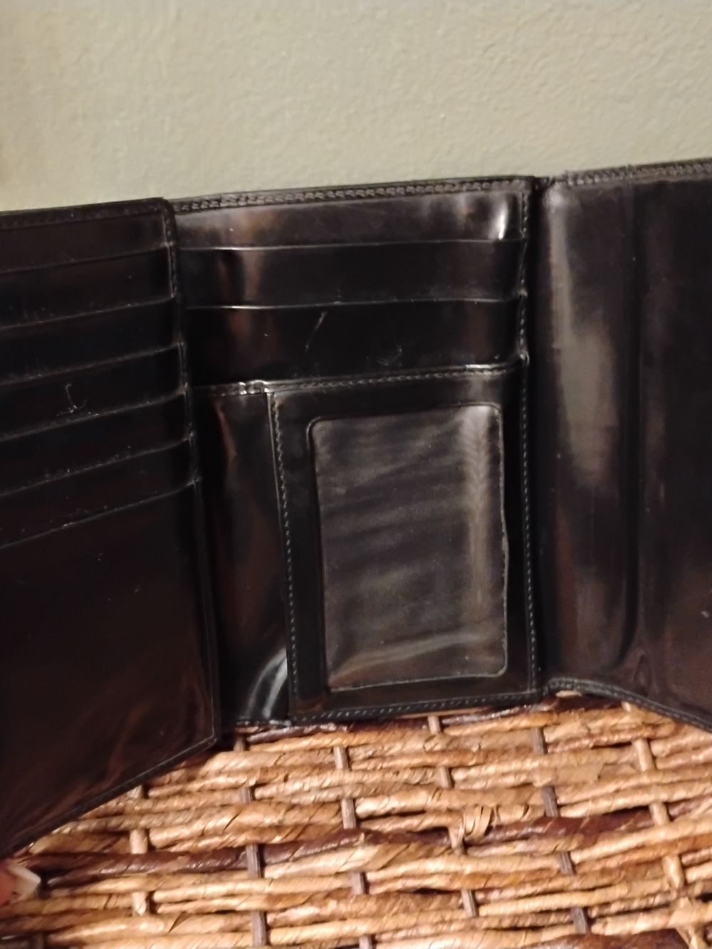 Gucci Black Leather Tom Ford era Flap Wallet - Picture 3 of 5